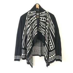 Vicky Tiel Black and White Cardigan